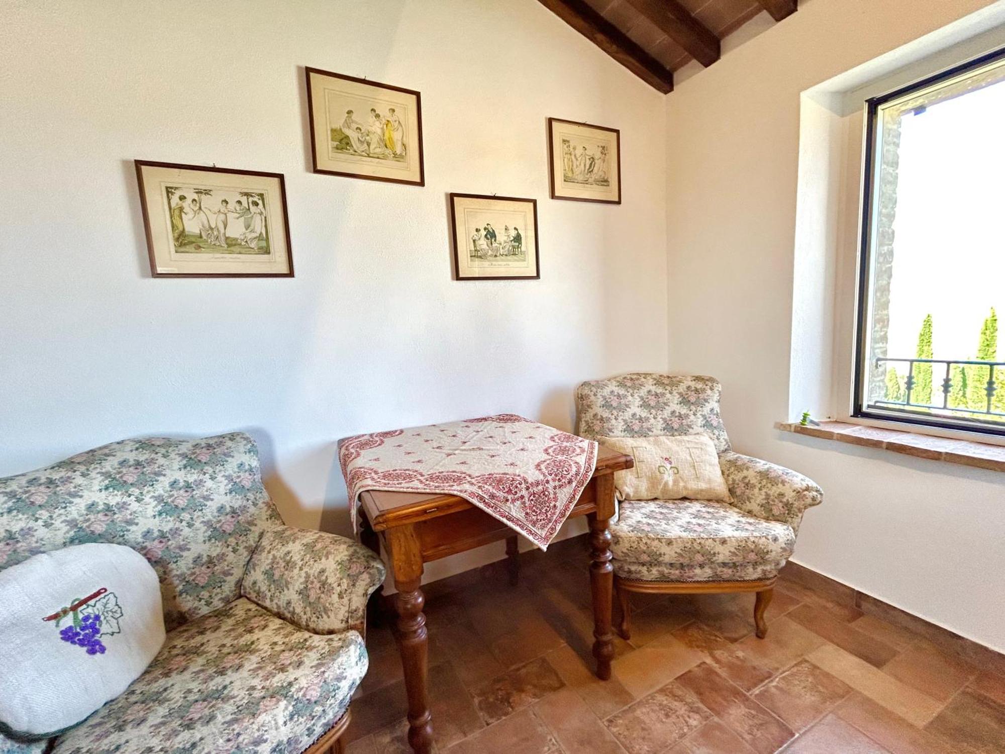 Podere Poggio Salto Apartment ปีเอนซา ห้อง รูปภาพ